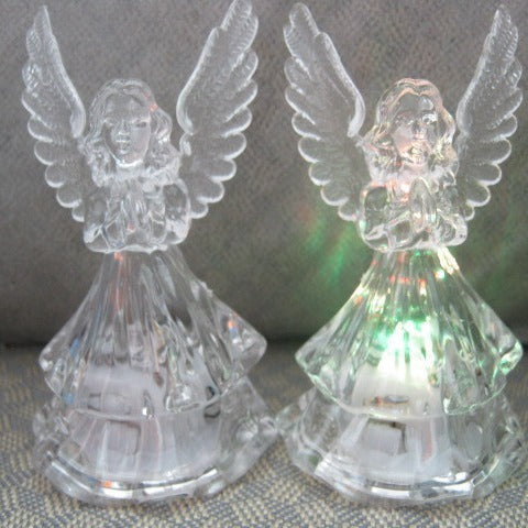 Acrylic Christmas Angel Night Light