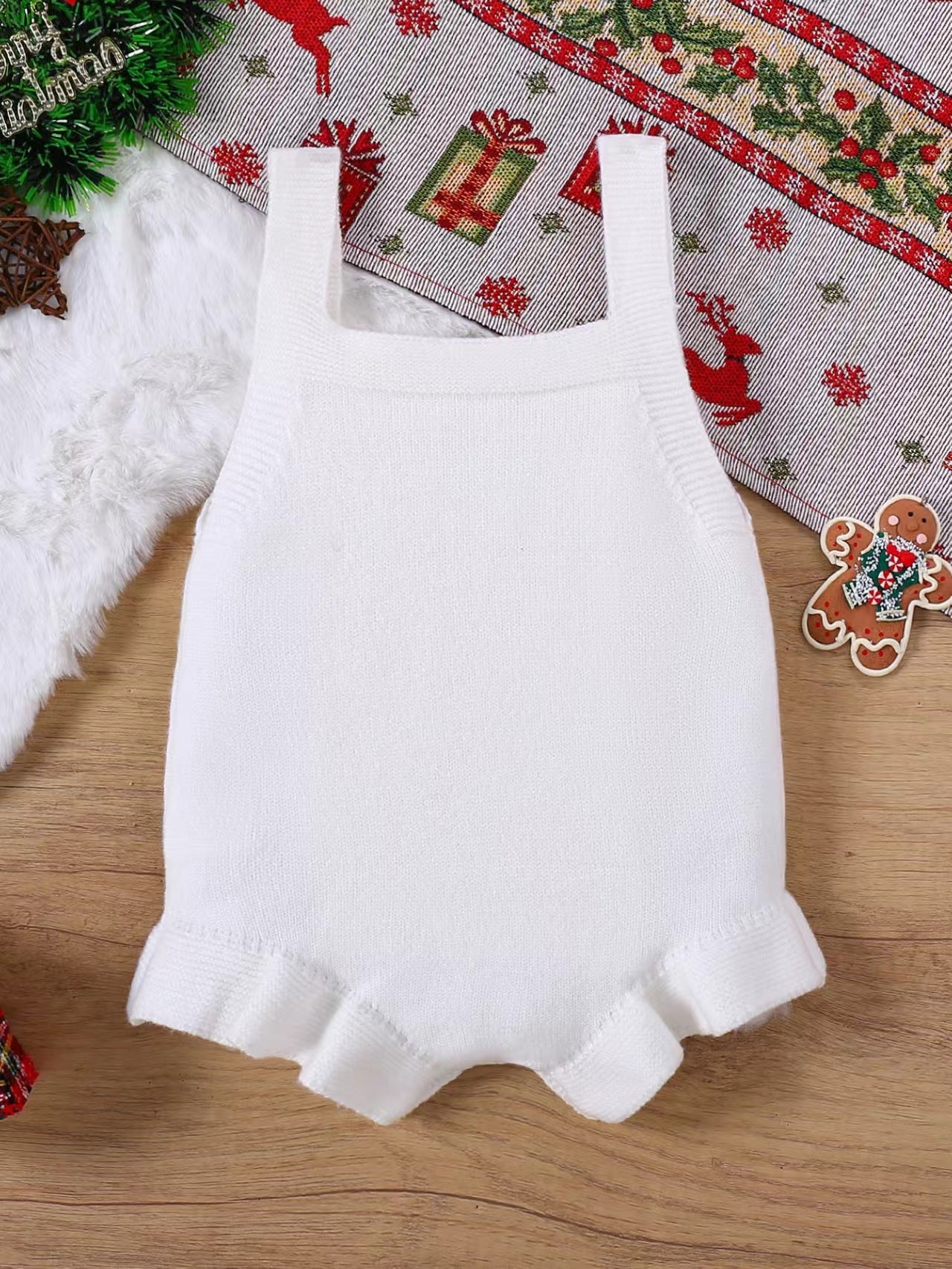 Children's Clothing Christmas Triangle Jumpsuit